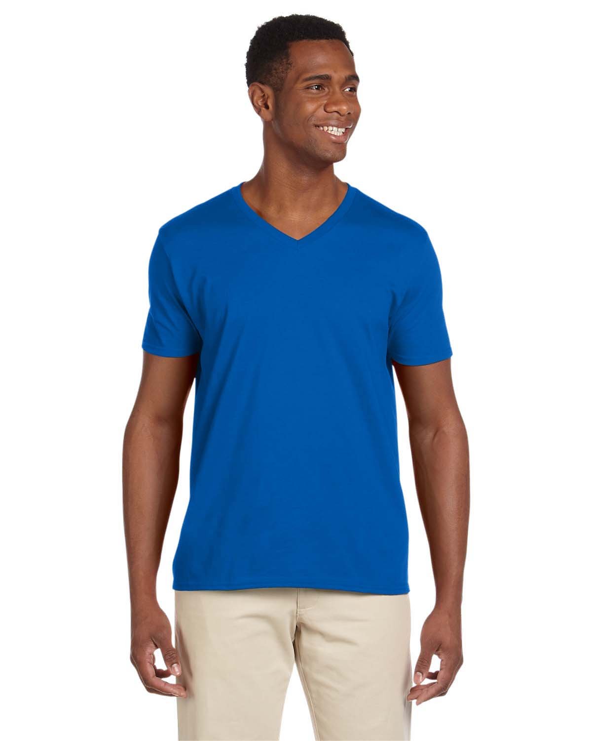 Gildan G64V Adult Softstyle® 4.5 oz. V-Neck T-Shirt