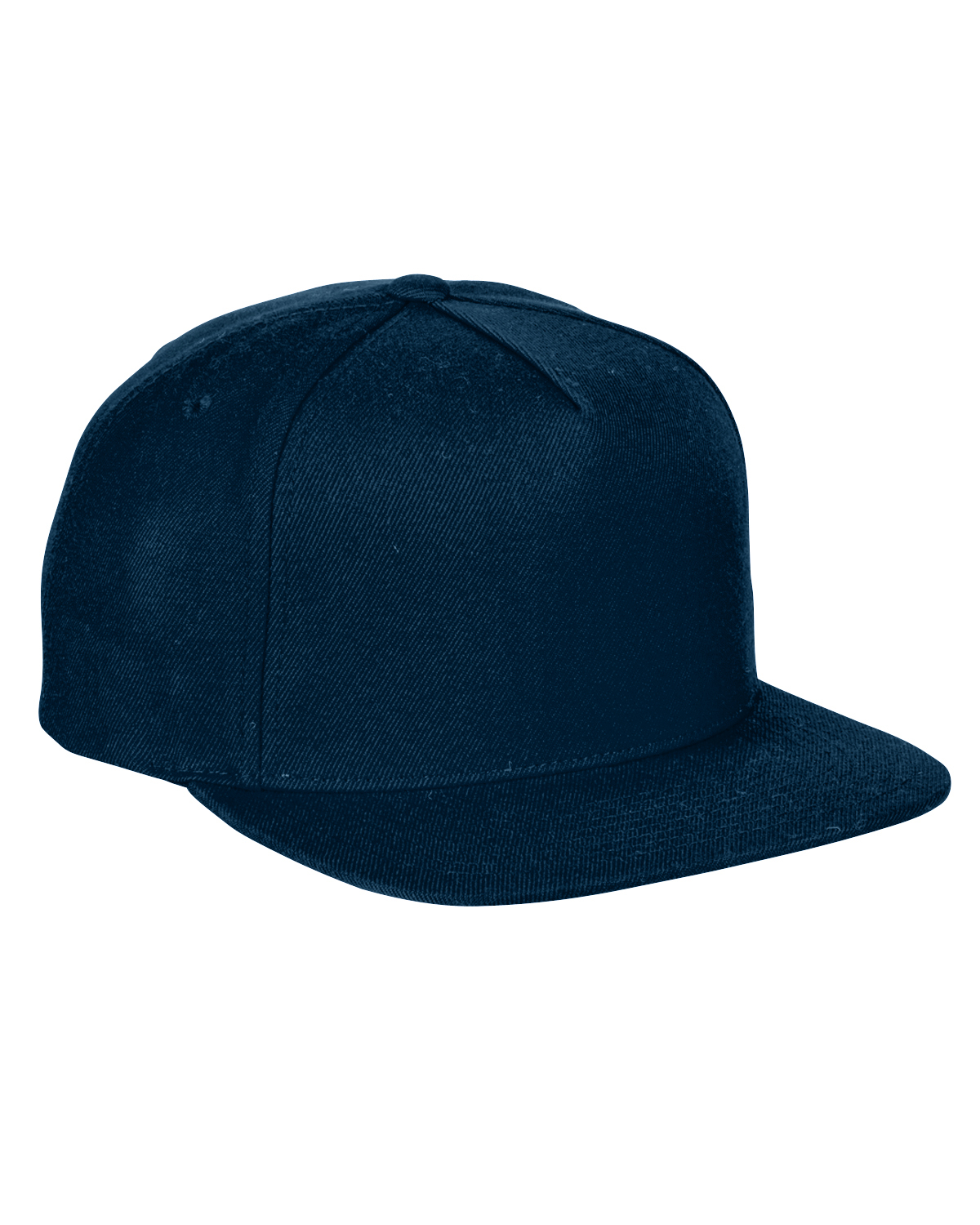 Yupoong YP5089 5Panel Structured Flat Visor Snapback Cap
