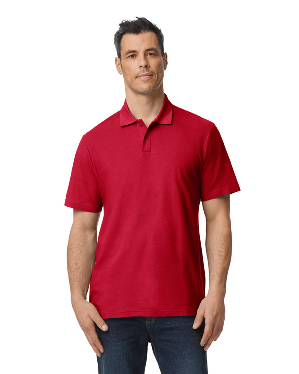 Gildan G648 Men's Softstyle Double Pique Polo