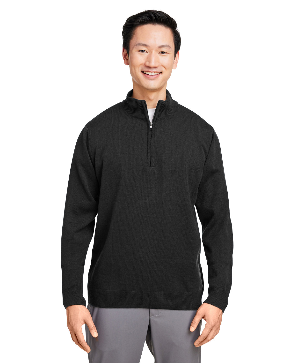 Harriton M421 Unisex Pilbloc QuarterZip Sweater