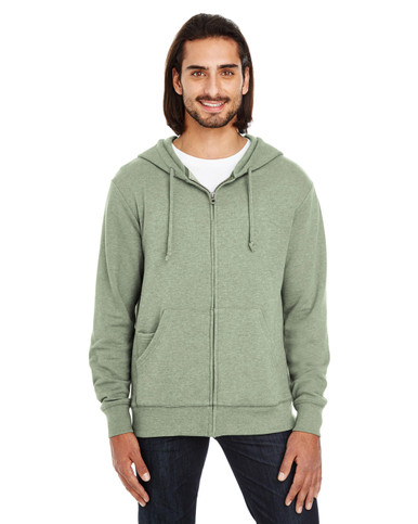 Threadfast Apparel Unisex Ultimate Fleece Full-Zip Hooded Sweatshirt