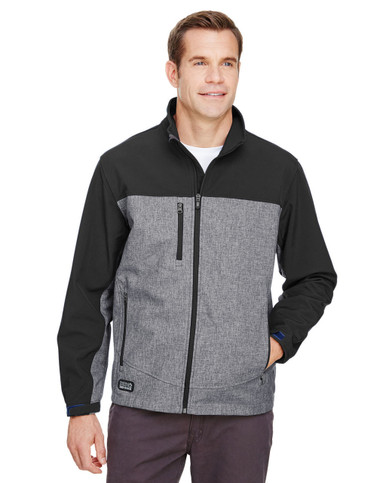 Harriton Men/'s Nylon Sleeveless Full Zip Fashionable Winter Vest Jacket M795