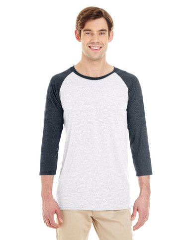 MLB Men's Colorblocked Raglan Button Down Jersey