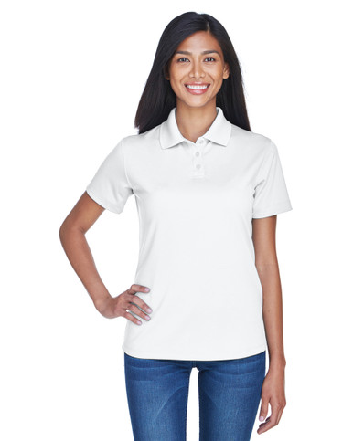 新品未開封 Bristol S/STEAM POLO White L UltraClub 8445L Ladies' Cool & Dry StainRelease Polo