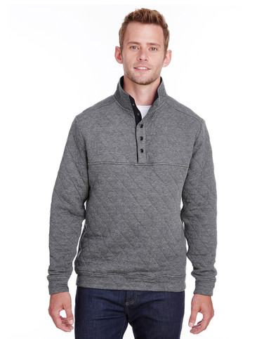 JAmerica JA8890 Adult Quilted Snap Pullover