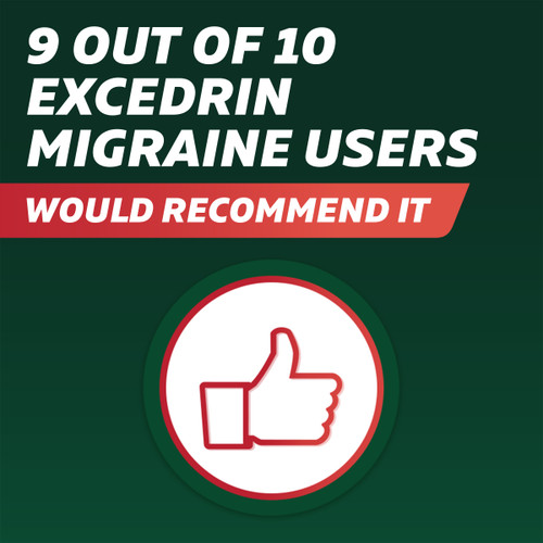 Excedrin Migraine Caplets for Migraine Headache Relief - 200 count