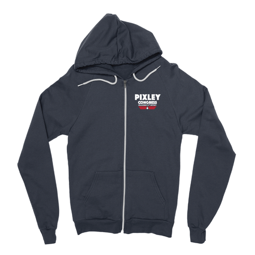 Pixley For Congress (Navy Zipper Hoodie)