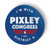 Pixley For Congress (3.5" x 3.5" Vinyl Sticker -- Pack of Two!)