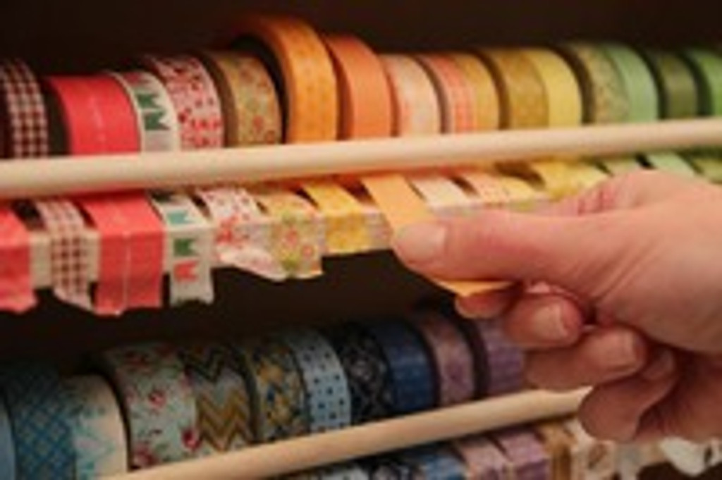 Looking for a way to store your washi tape?