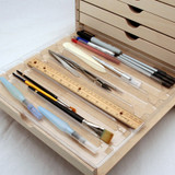 6 slot tool tray for art and craft tools storage