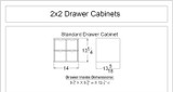 2x2 Drawer Cabinet - Standard (Retiring)