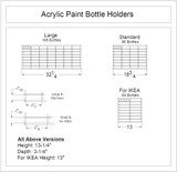 Acrylic Paint Holder - Standard (Retiring)