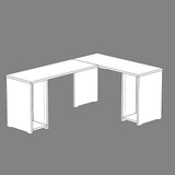 Corner / L-Shape Craft Desk