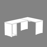 Corner / L-Shape Craft Desk