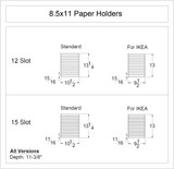 8.5x11 Paper Holders