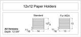 12x12 Paper Holders