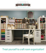 Treat yourself to craft room organization! Treat yourself to craft room organization!