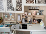 This craft room is dreamy & a Studio Showcase winner!