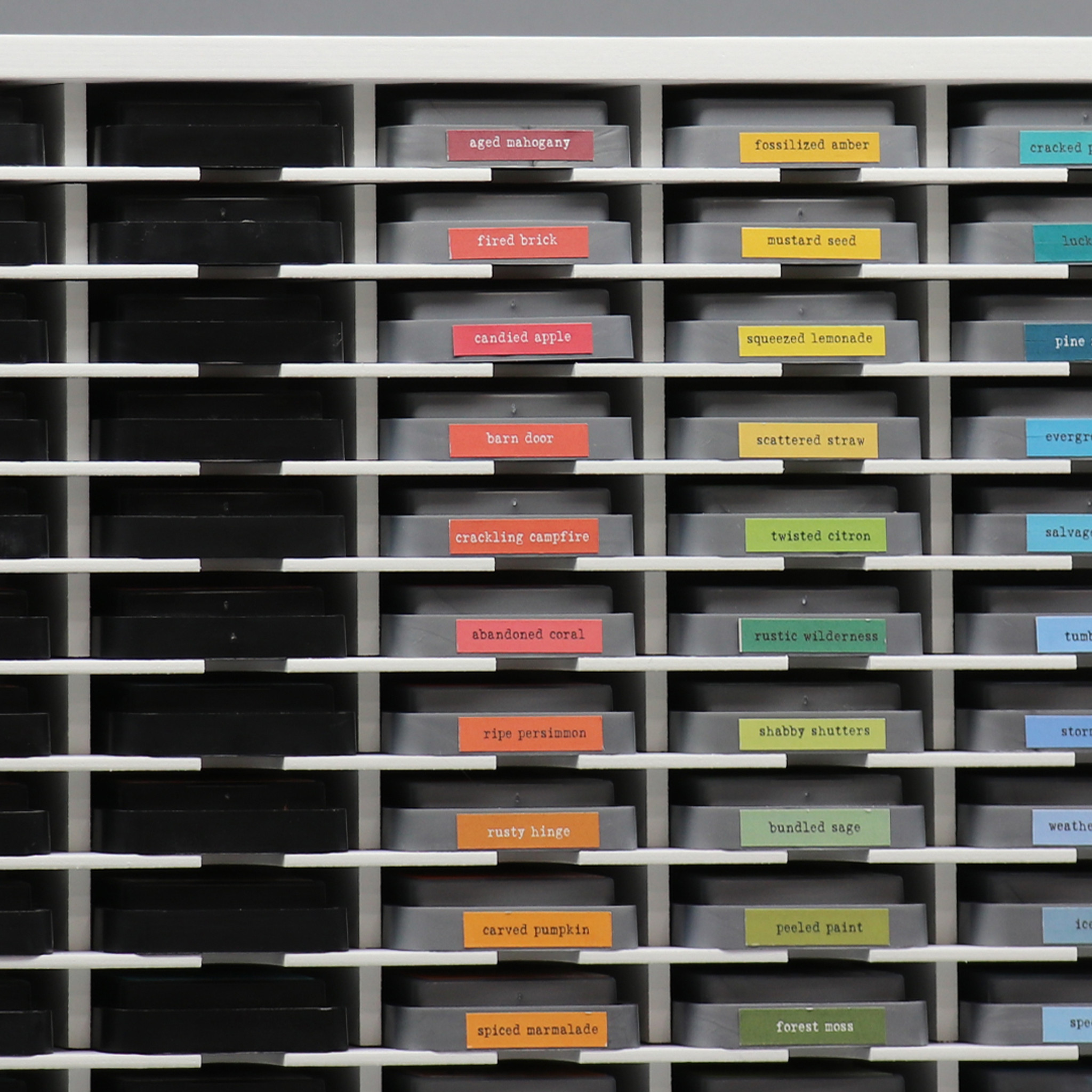 Organize Your Ink Pads with this Foam Core Board Storage Organizer