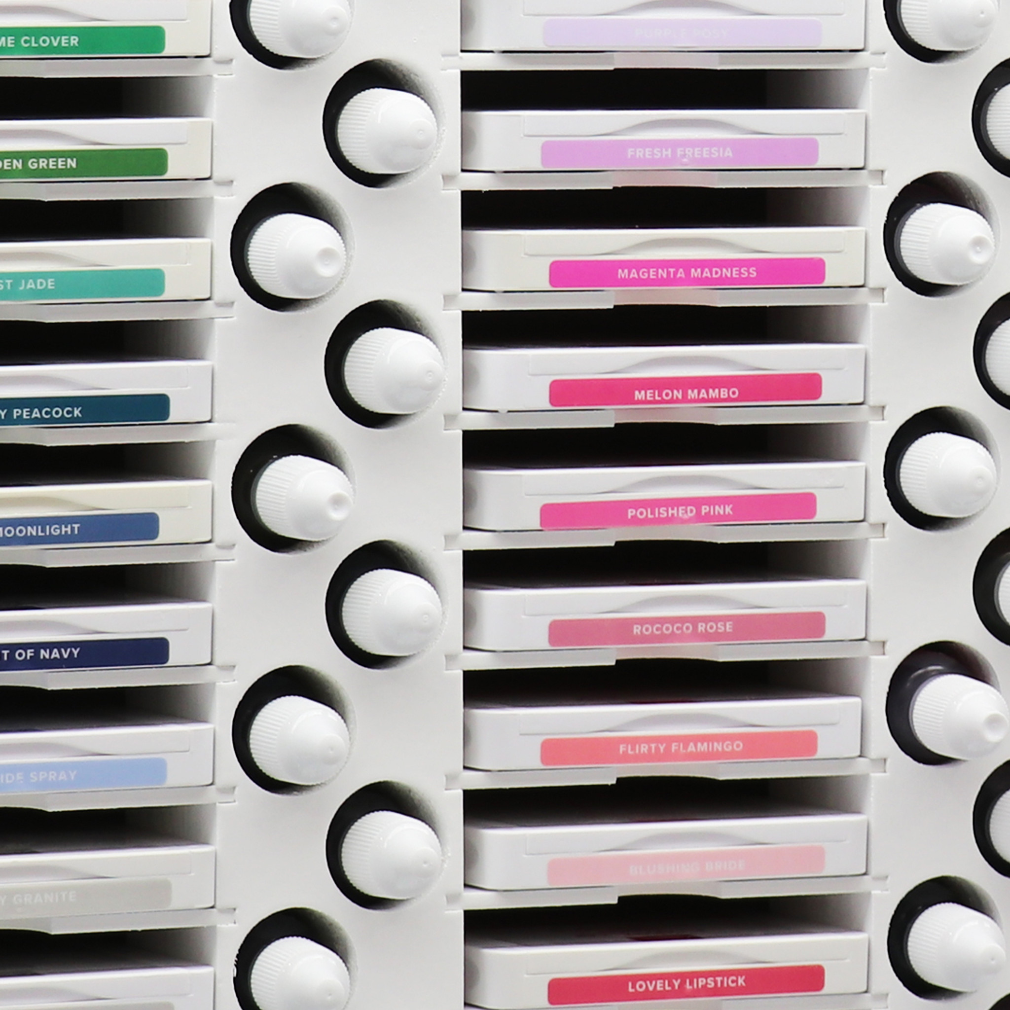 Stamp-n-Storage Standard Ink Pad Holder 36 - Stores 36 Stamp Pads (Wall  Mount)