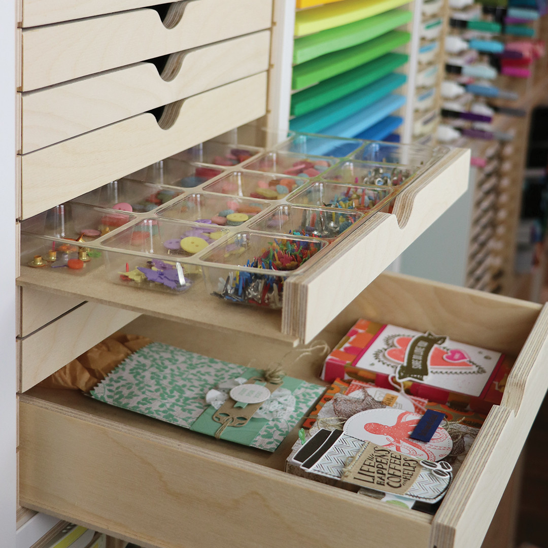 Drawer Cabinet Stamp N Storage