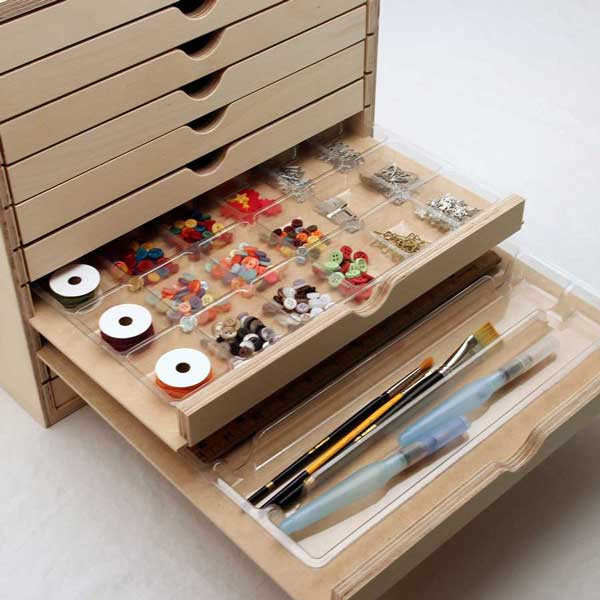 Drawer Accessory Tray Plastic Organizing Tray