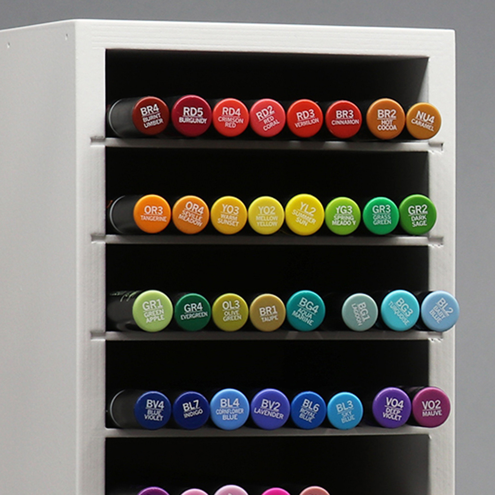 My Handmade Copic Marker Storage Unit - the paper kind