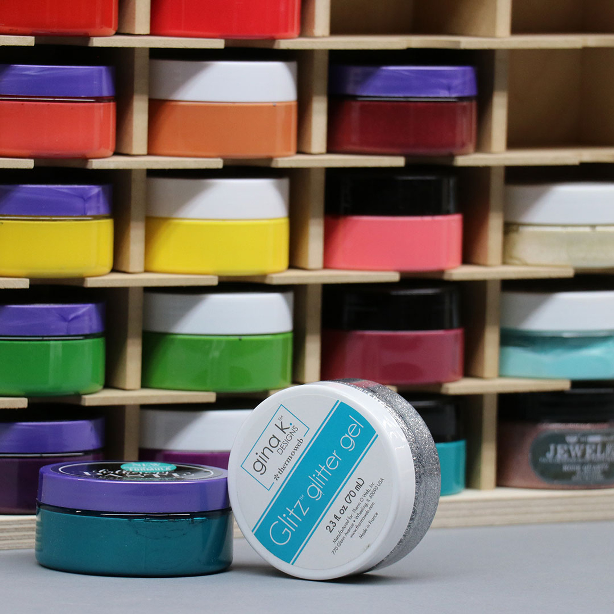 Chalk Paste & Glitter Holder - Stamp-n-Storage