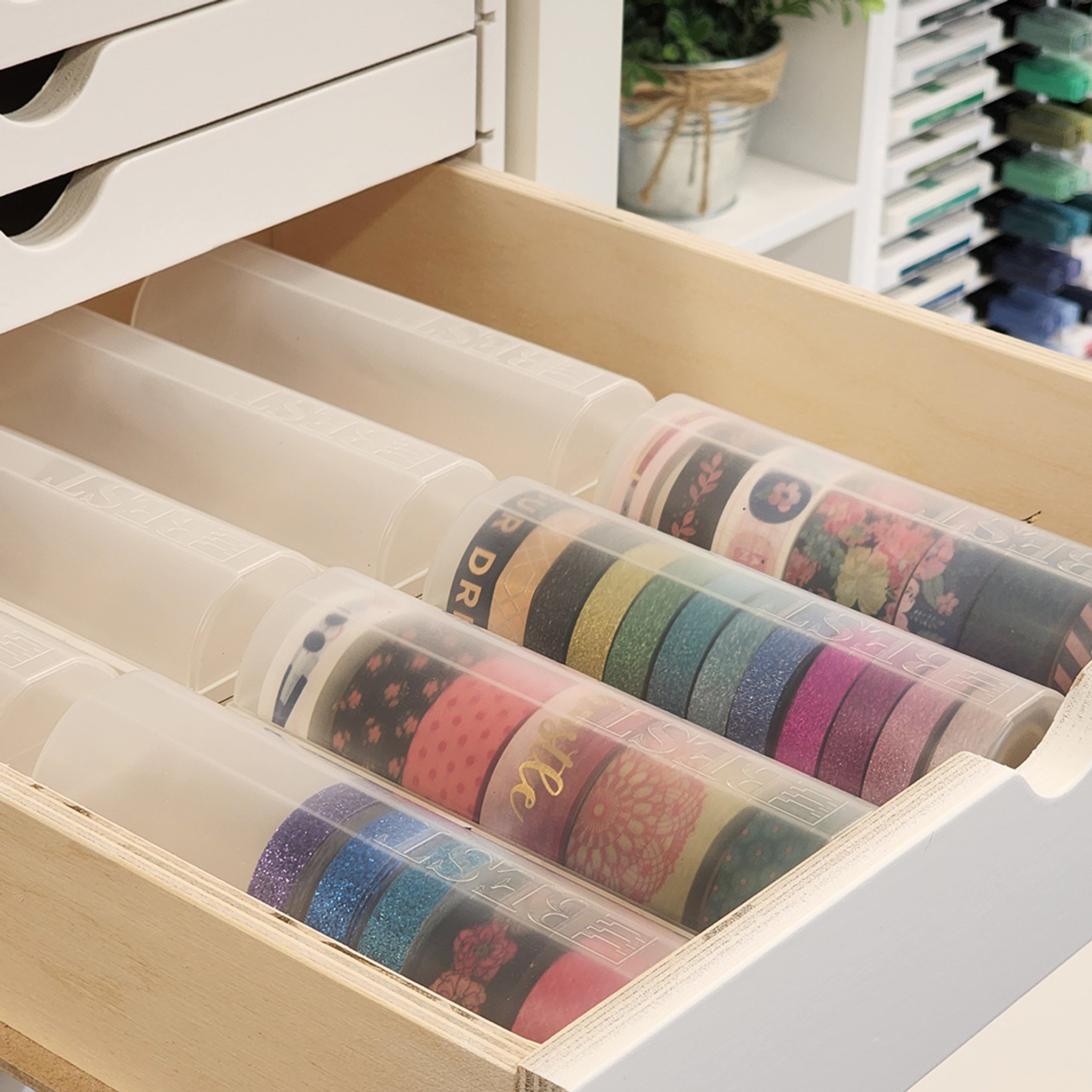 I made a washi tape holder that can fit my entire collection! : r