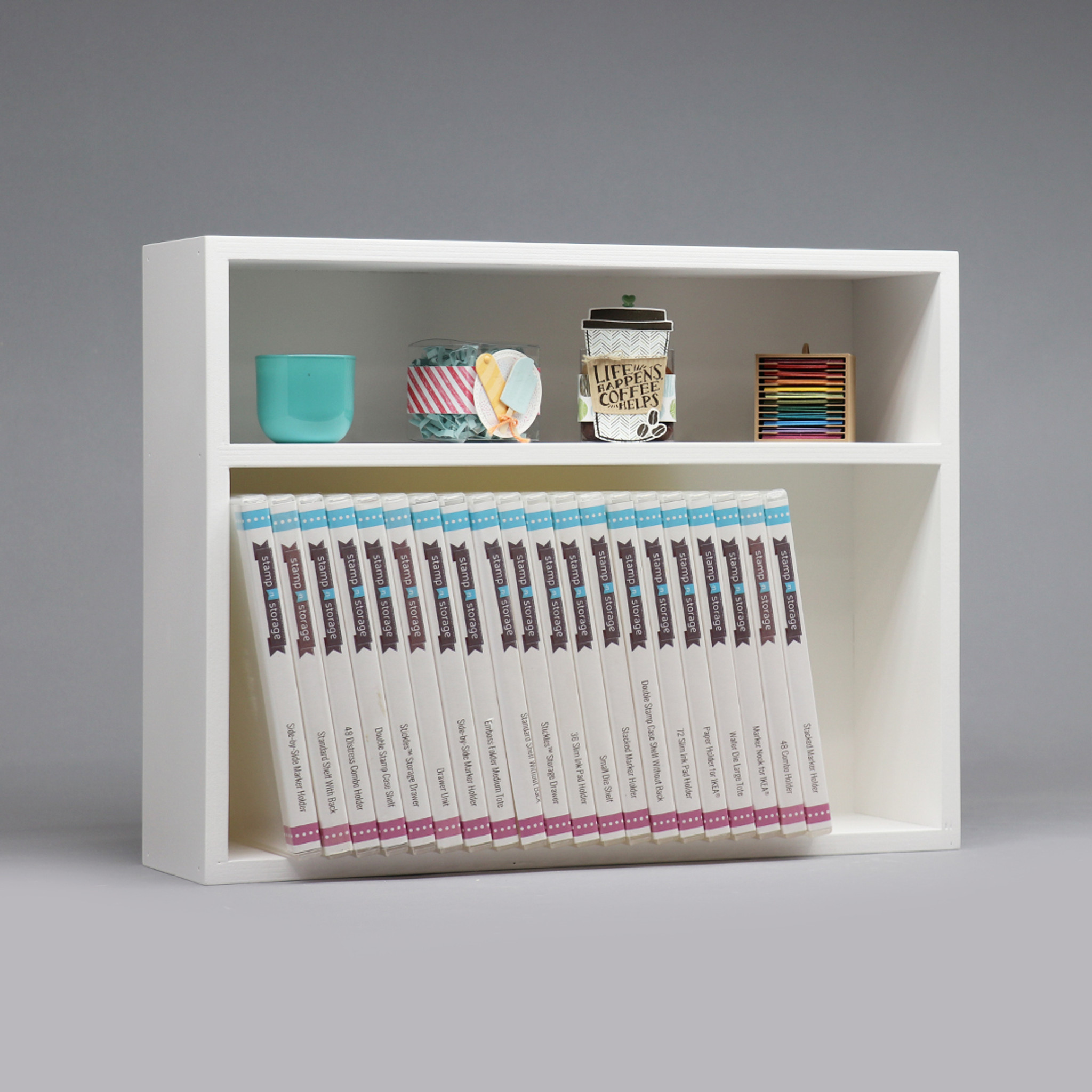 Stamp Case 1 Level Craft Shelf Organizer (Standard & IKEA)