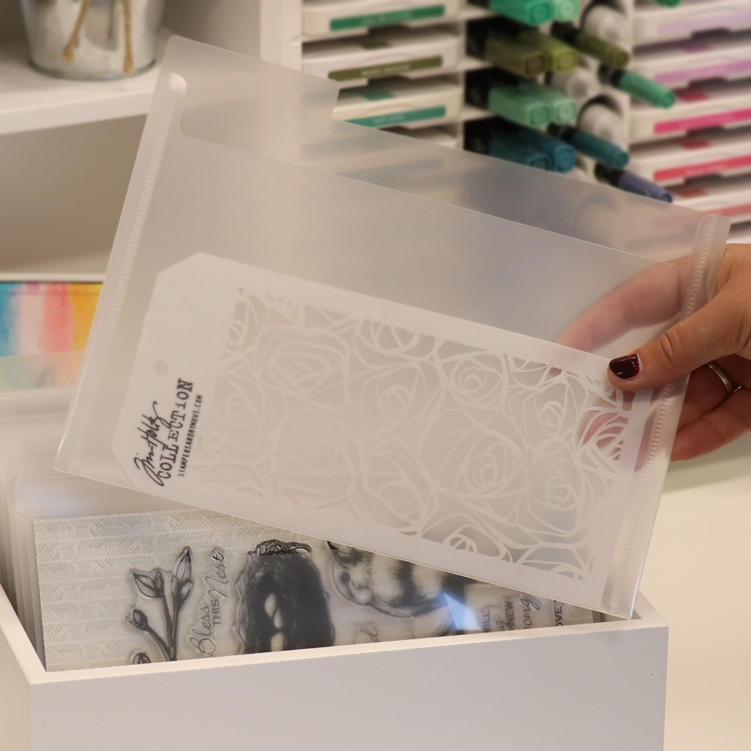 Clear Stamp Storage Pockets Clear Pocket Sleeves