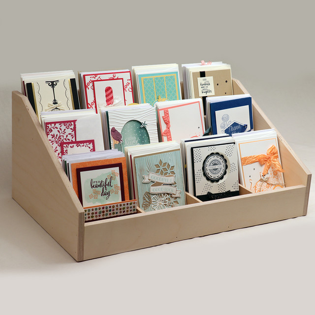 Multi Level Greeting Card Display Shelf | Stamp-n-Storage
