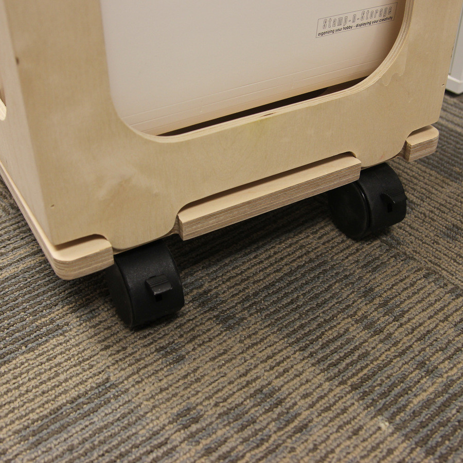 Rolling Crate Base | Rolling Paper Storage | Stamp-n-Storage