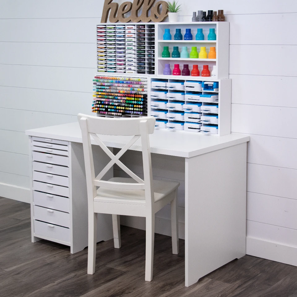 Stamp-n-Storage Punch Holder on top of a BCO Storage Cabinet