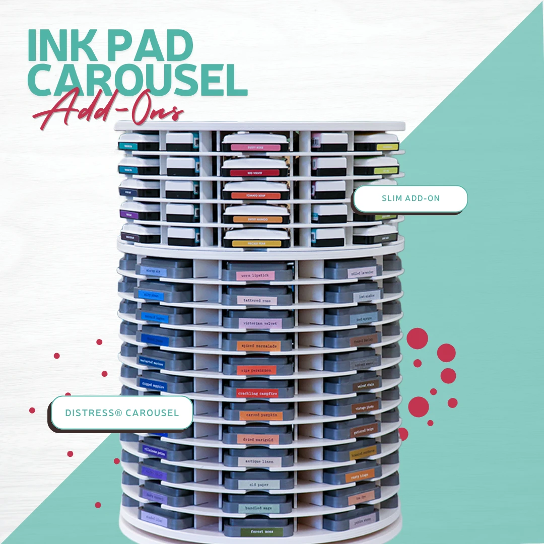 Full Ink Pad Carousel with an Add-On stacked on top