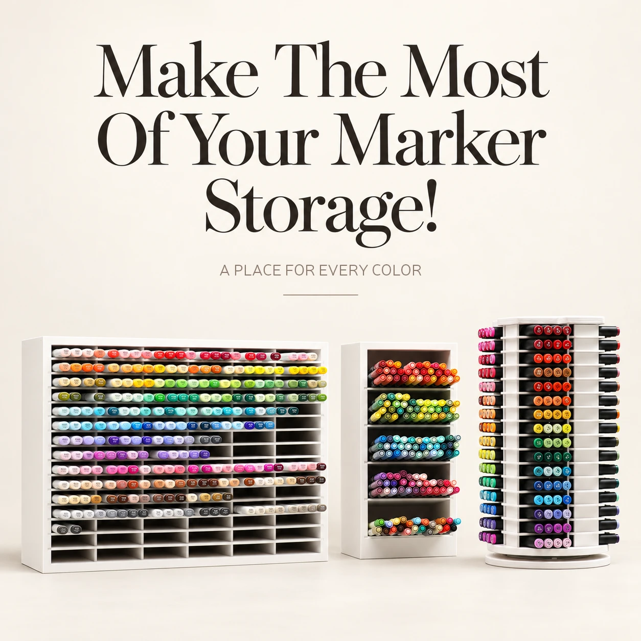 Make the Most of Your Marker Storage: a Stamp-n-Storage guide to storing and organizing markers