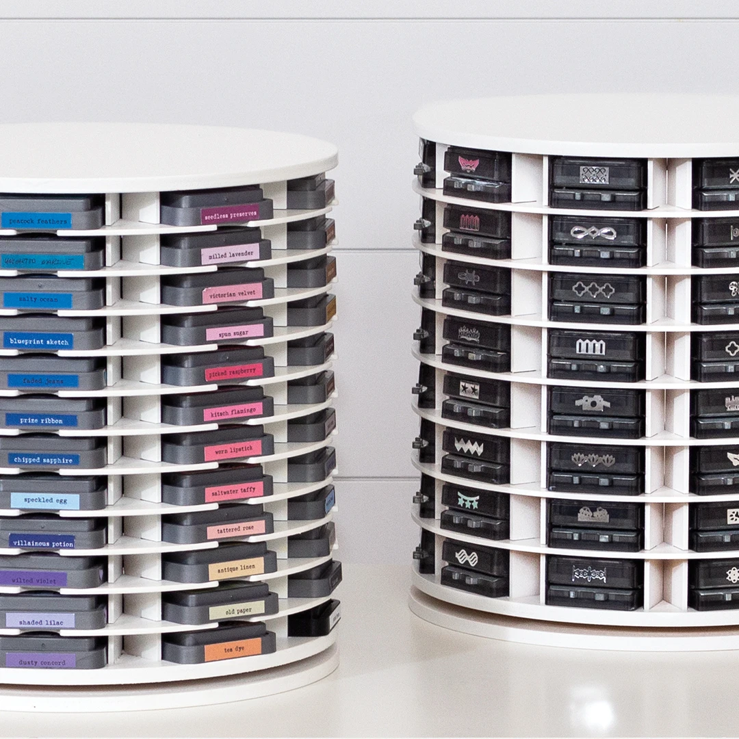 Stamp-n-Storage Ink Pad and Punch Carousel