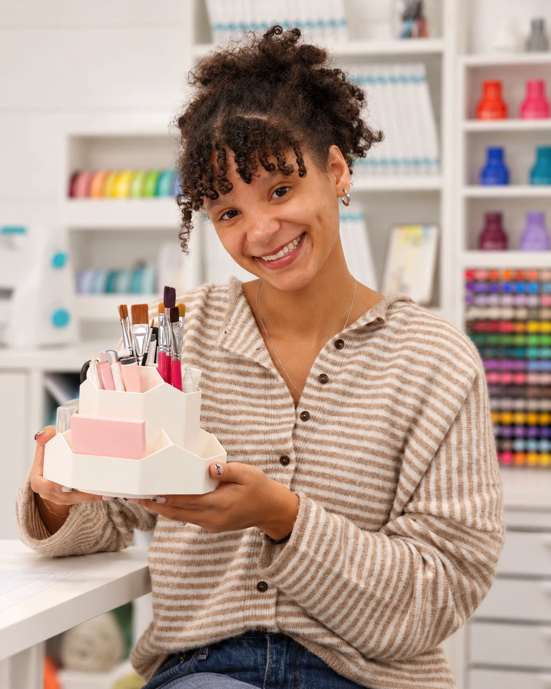 Tatyana with the Craft Caddy
