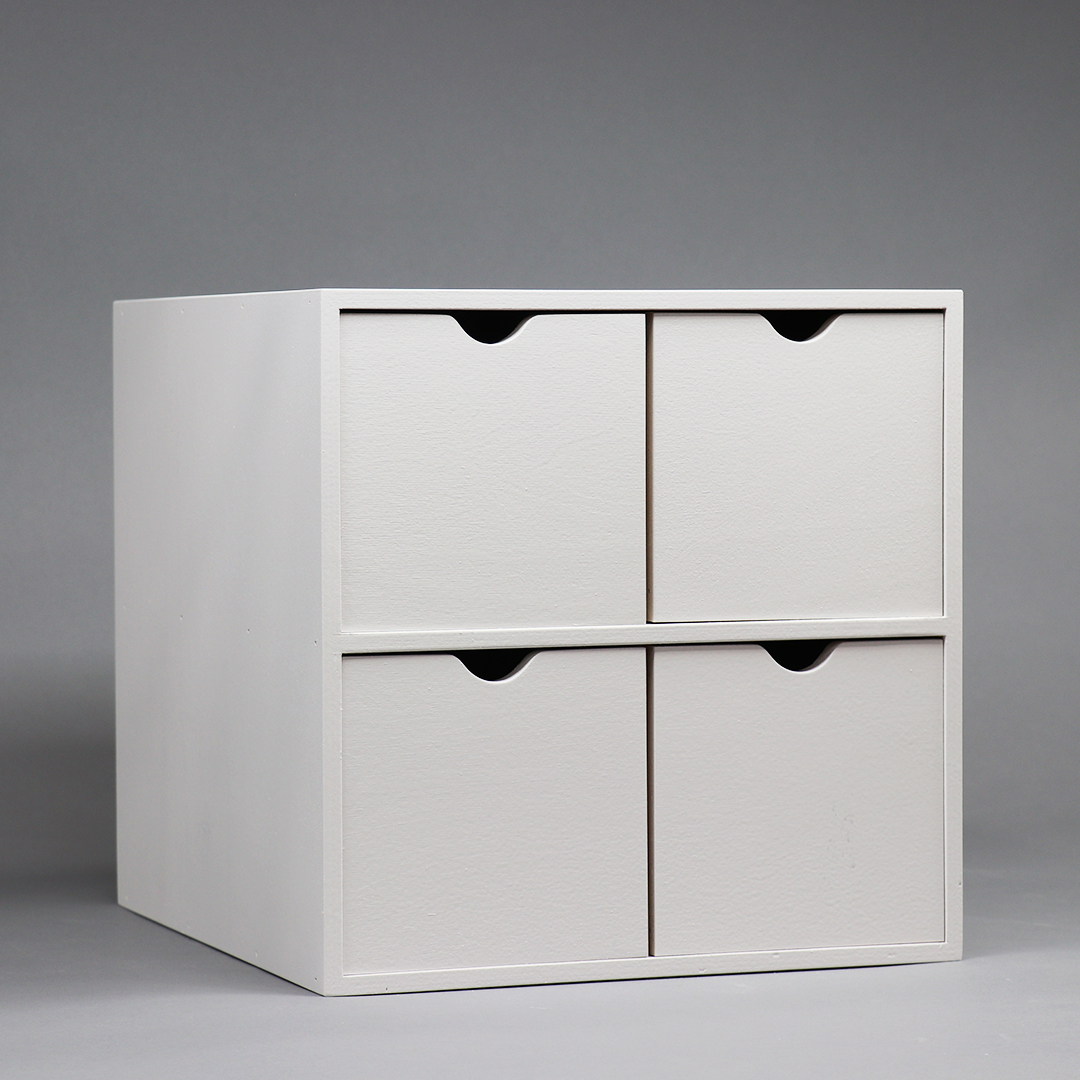 2x2 Drawer Cabinet  4-Drawer Craft Storage Cabinet