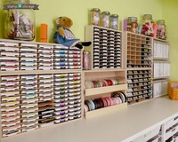 This craft room is dreamy & a Studio Showcase winner! - Stamp-n
