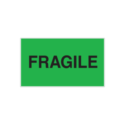 3" x 5" "Fragile" Label, Paper, 500 Labels Per Roll