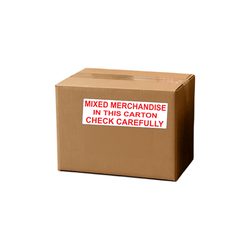 2" x 6" "Mixed Merchandise" Label, Paper, 500 Labels Per Roll