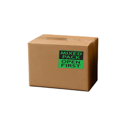 3" x 5" "Mixed Pack" Label, Paper, 500 Labels Per Roll