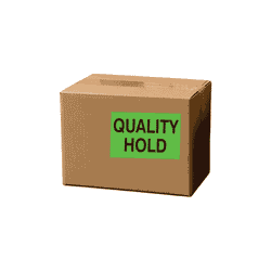 2" x 3" "Quality Hold" Label, Paper, 500 Labels Per Roll