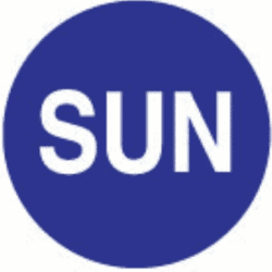 2" Diameter, "Sunday" Circle Label, Paper, 500 Labels Per Roll