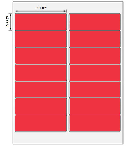3.438x.667, EDP Laser Sheets ( Item#: BL34380667RD )