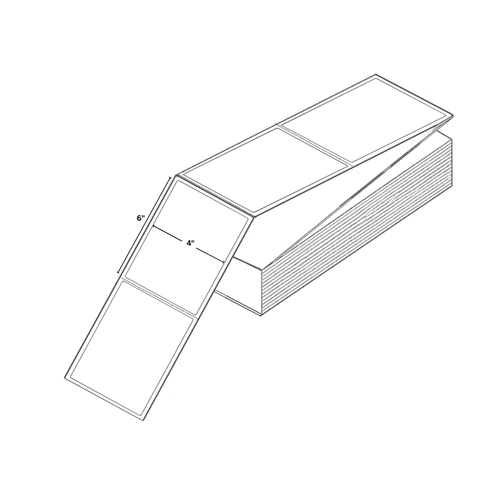 4"x6" Inch, Direct Thermal, FF Inch Core