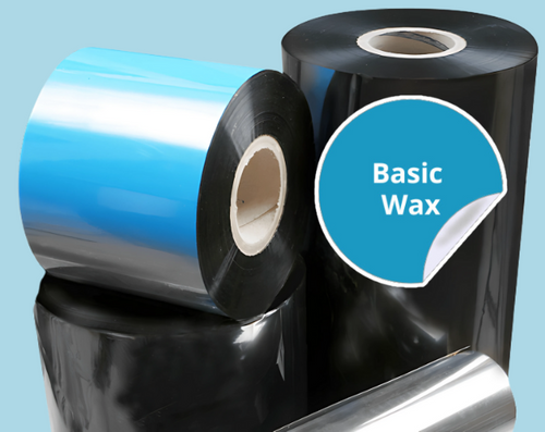 6.5" x 1181' Thermal Transfer Basic WAX Ribbon