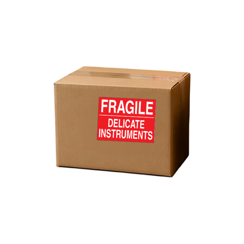 3" x 4" "Delicate Instrument" Label, Paper, 500 Labels Per Roll