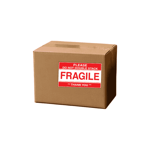 3" x 5" "Do Not Double Stack" Label, Paper, 500 Labels Per Roll